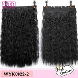 Long Wavy Curly Hair 5 Clip In Hair Extensions for Women Synthetic Kinky Culry  Heat Resistant Fake Hair Pieces