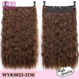 Long Wavy Curly Hair 5 Clip In Hair Extensions for Women Synthetic Kinky Culry  Heat Resistant Fake Hair Pieces