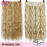 Long Wavy Curly Hair 5 Clip In Hair Extensions for Women Synthetic Kinky Culry  Heat Resistant Fake Hair Pieces
