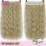 Long Wavy Curly Hair 5 Clip In Hair Extensions for Women Synthetic Kinky Culry  Heat Resistant Fake Hair Pieces