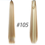 Long Straight Claw Ponytail Clip In Hair Extensions Heat Resistant Synthetic False Hair Clip In Hair Tails Fake Pony Tails