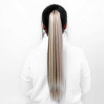 Long Straight Claw Ponytail Clip In Hair Extensions Heat Resistant Synthetic False Hair Clip In Hair Tails Fake Pony Tails