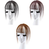 WIG Bangs Invisible Synthetic Heat Resistant Sea Head ReplacementWig Female Short Fake Hair Bangs Women Hair Pieces